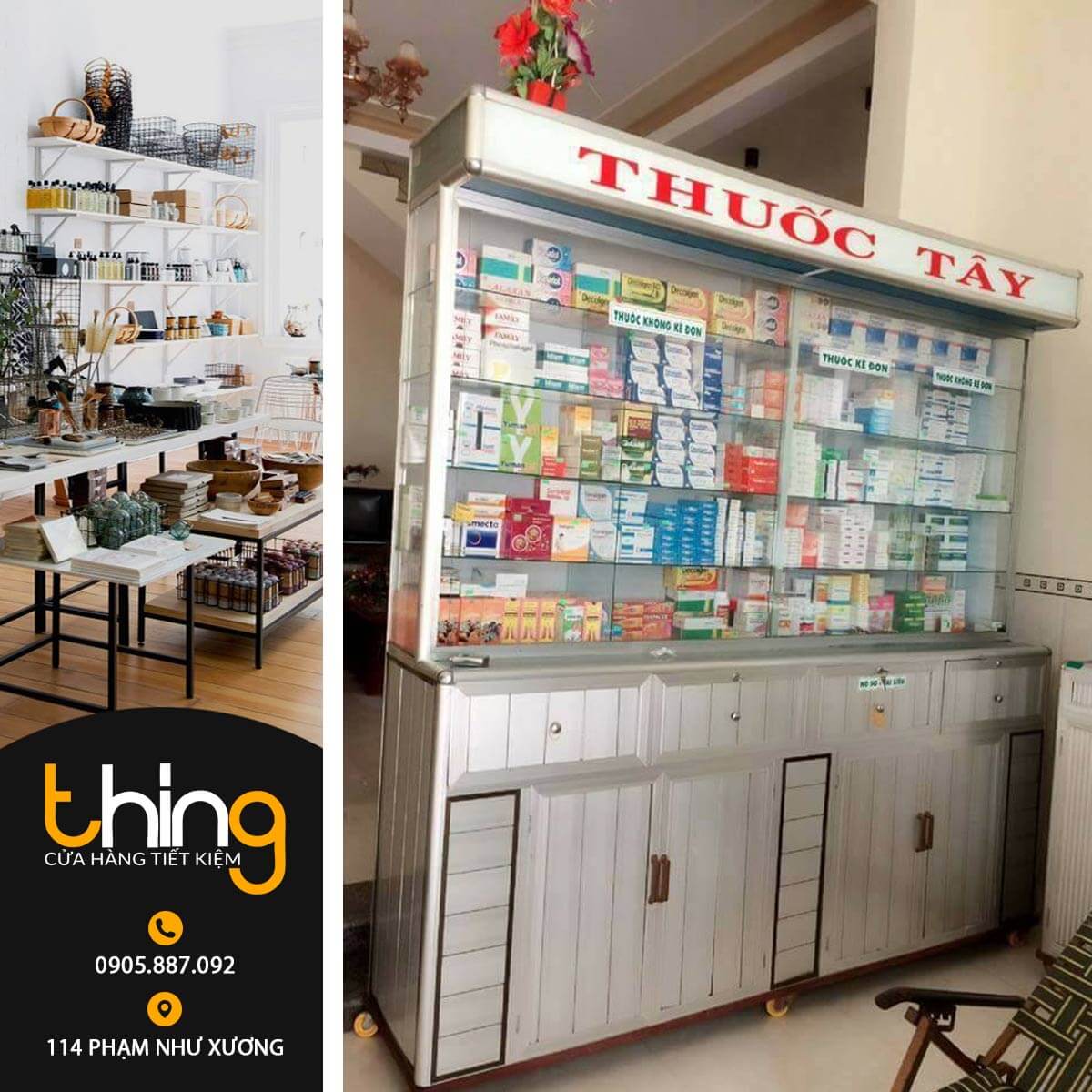 Tủ bán thuốc Tây | Đồ cũ Đà Nẵng